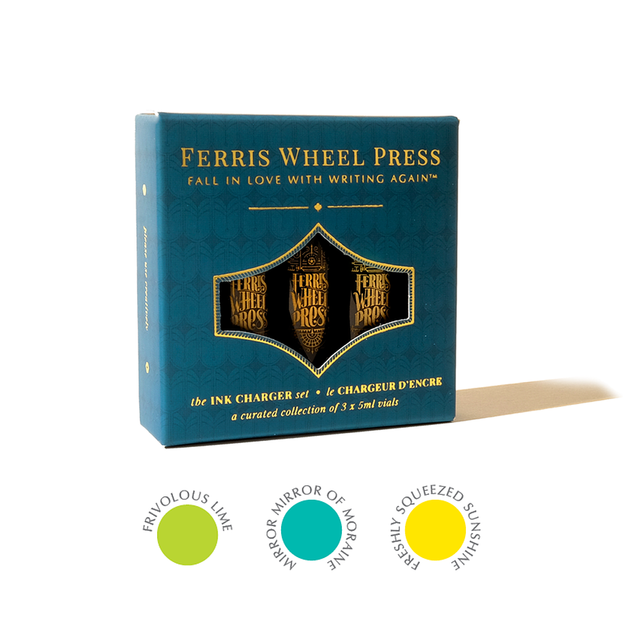 FERRIS WHEEL PRESS摩天輪鋼筆墨水/ Freshly Squeezed Collection鮮榨組合/ 5ml/ 小電池分裝3入組