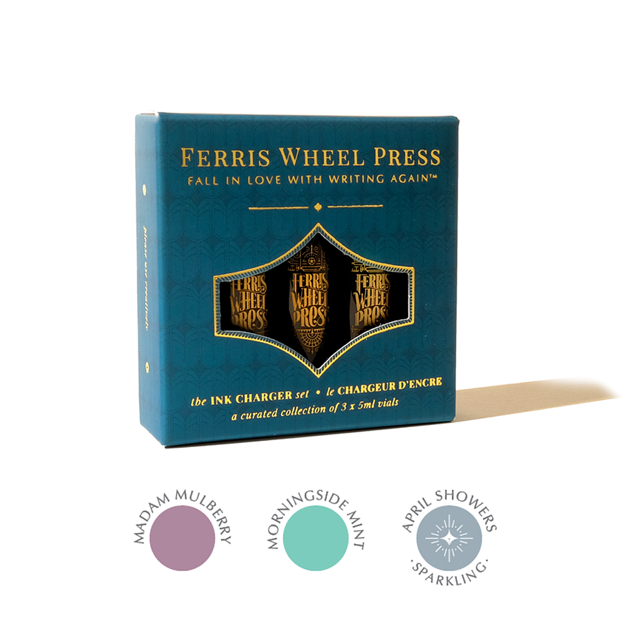 FERRIS WHEEL PRESS摩天輪鋼筆墨水/ The Morningside Collection收藏晨光/ 5ml/ 小電池分裝3入組