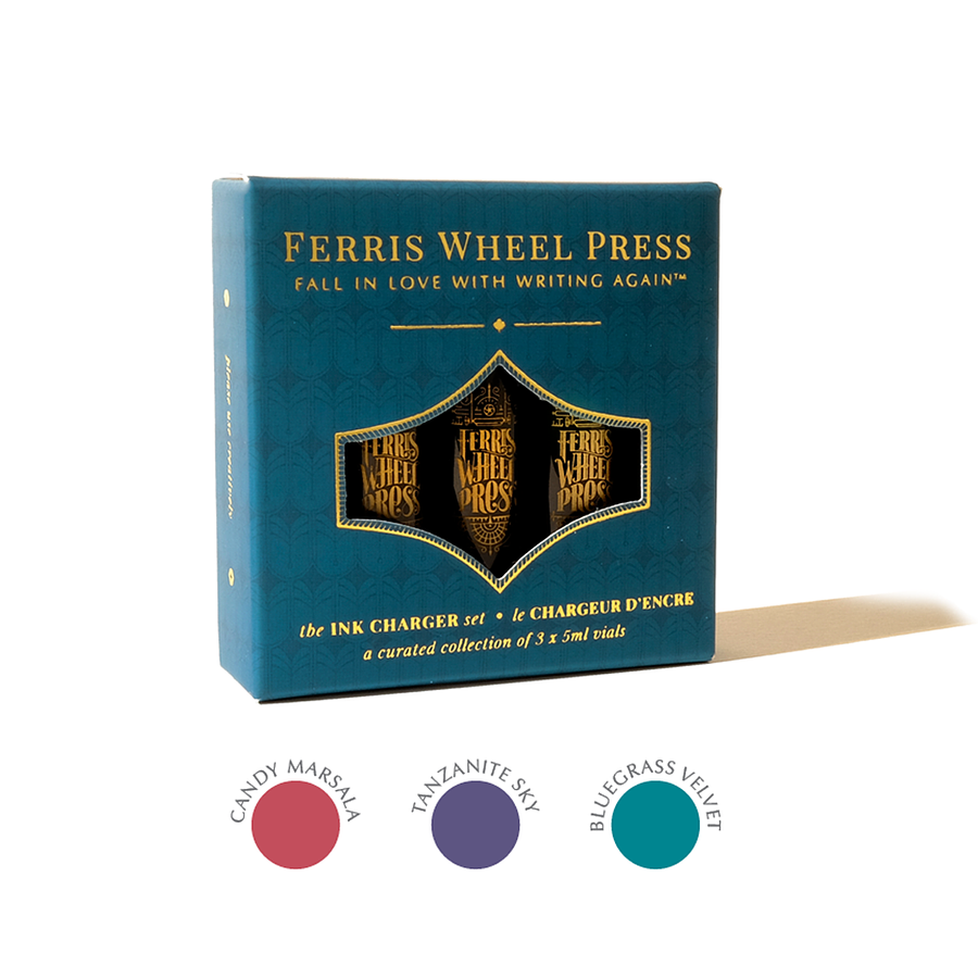 FERRIS WHEEL PRESS摩天輪鋼筆墨水/ The Original Trio原始三重奏/ 5ml/ 小電池分裝3入組