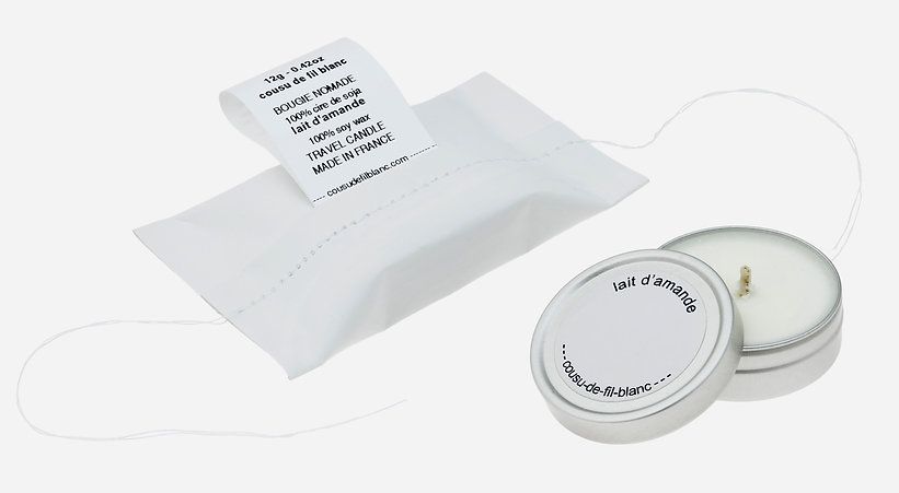 法國 COUSU DE FIL BLANC 迷你香氛蠟燭/ 杏仁乳油蜂蜜/ 12g