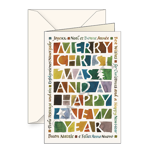 義大利TASSOTTI 聖誕卡/ Merry Christmas-Happy New Year