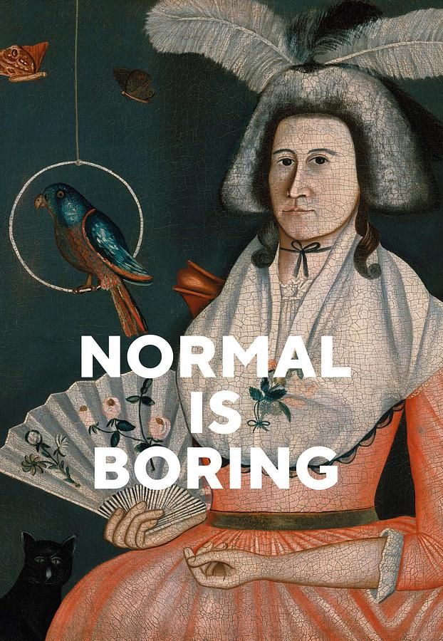 英國EAST END PRINTS 萬用卡/ Oh Fine! Art/ Normal Is Boring