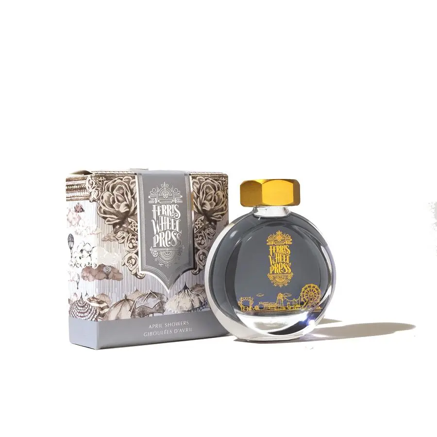 FERRIS WHEEL PRESS摩天輪鋼筆閃粉墨水/ 四月春雨/ 38ml