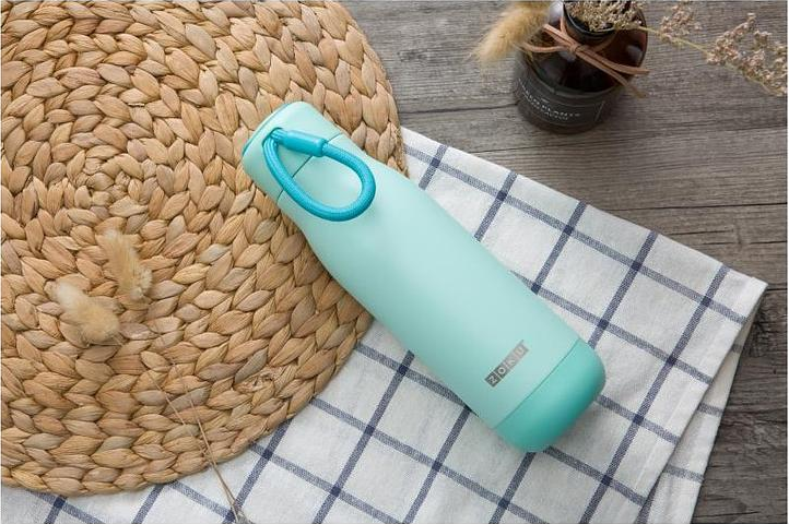 ZOKU霧面款真空不鏽鋼保溫瓶/ 500ml/ 湖水綠