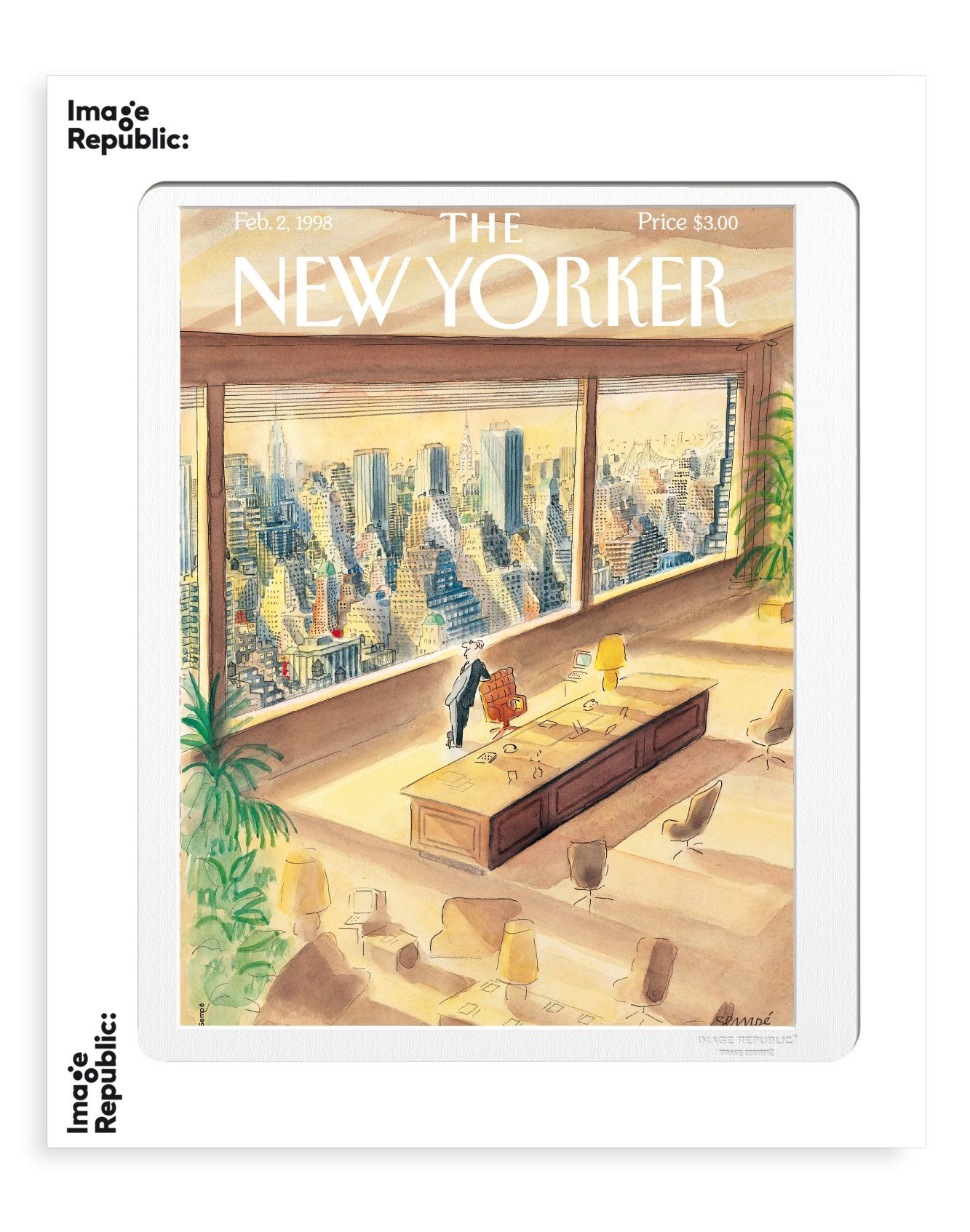 法國 Image Republic 畫報/ 紐約客雜誌封面復刻系列/ 紐約/ 30X40CM