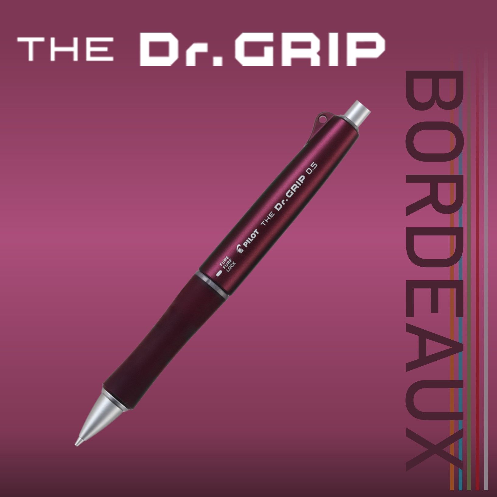PILOT Dr.GRIP健握搖搖筆/ 0.5/ 酒紅