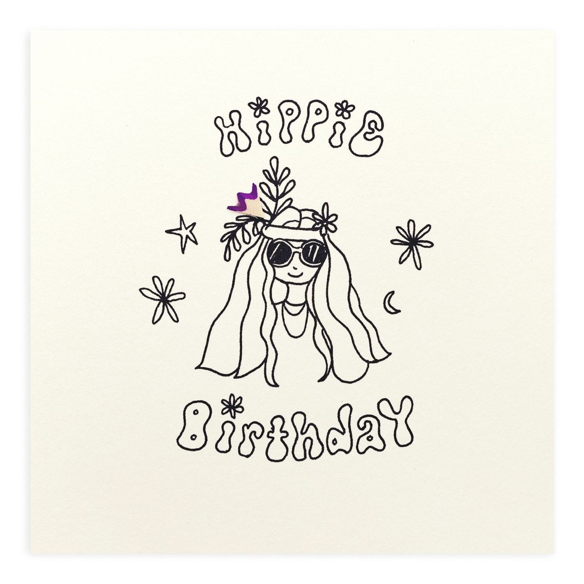 英國 Pencil Shavings 生日卡/ Hippie Birthday