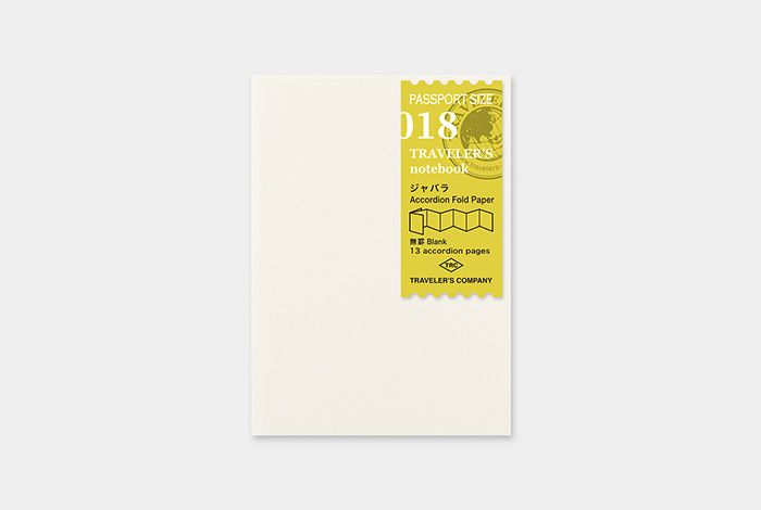日本 TRAVELER'S COMPANY TRAVELER'S notebook 手風琴折式內頁/ 護照尺寸