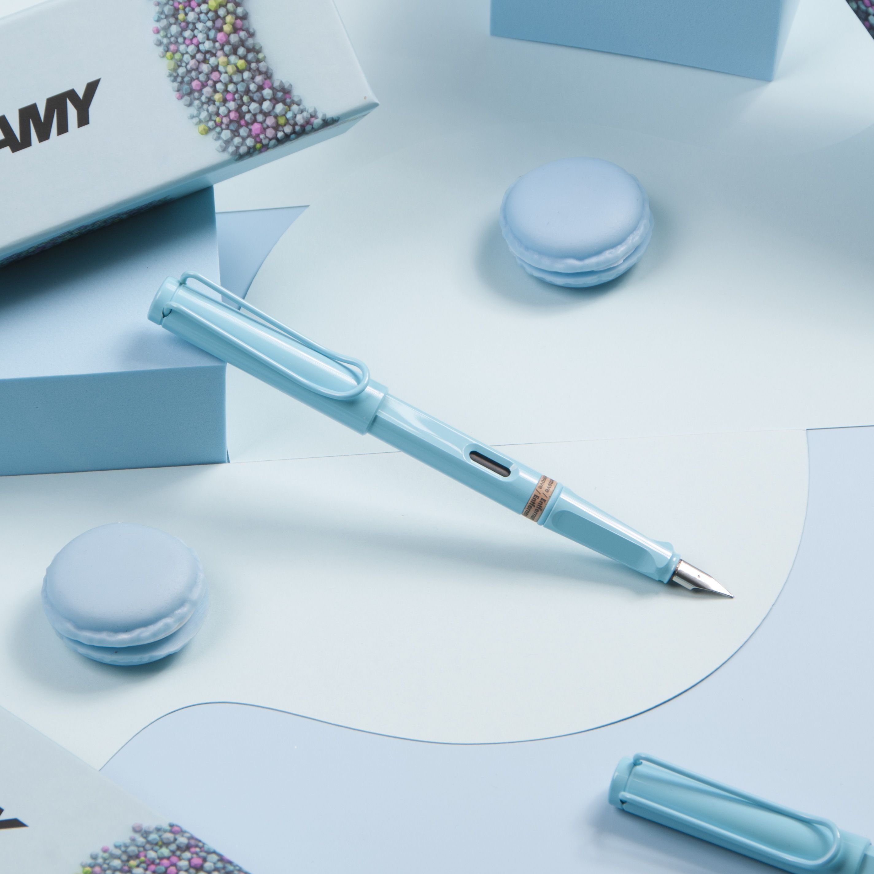 LAMY Safari狩獵者鋼筆/ 2023限量/ 春日藍/ EF尖