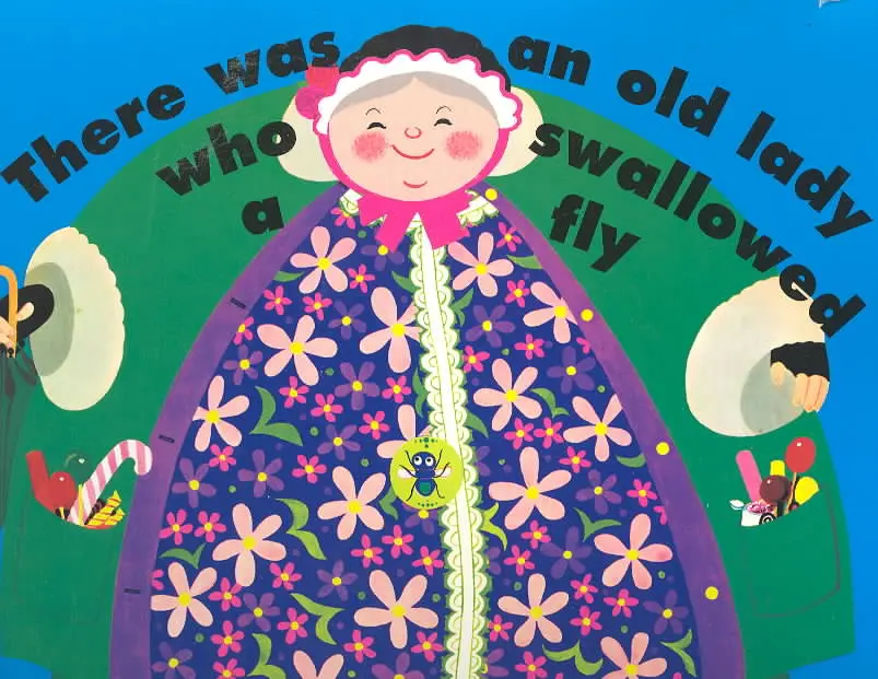 There Was An Old Lady Who Swallowed A Fly (附故事歌謠QRCode)