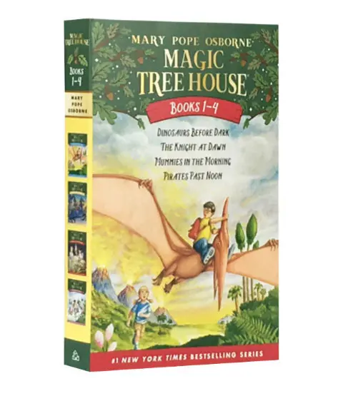 最經典的時空冒險➤Magic Tree House 1-4 (4冊合售)