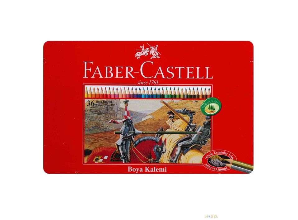 FABER-CASTELL油性色鉛筆/ 鐵盒裝/ 36色