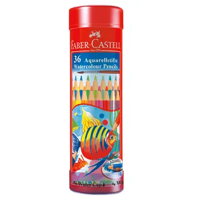 FABER-CASTELL水性色鉛筆/ 棒棒筒/ 36色