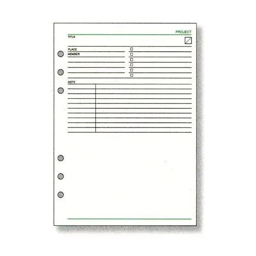 Raymay Davinci A5計劃內頁