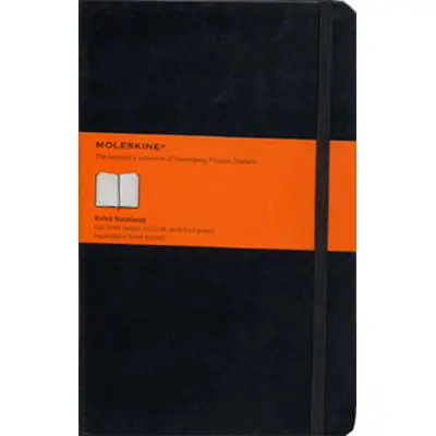 MOLESKINE經典筆記本/ 硬殼/ L型/ 橫線/ 黑