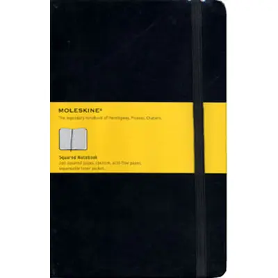 MOLESKINE 經典筆記本/ 硬殼/ L型/ 方格/ 黑