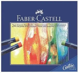 FABER-CASTELL創意工坊油性粉彩條/ 24色