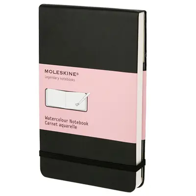 MOLESKINE藝橫向術水彩繪本/ 口袋型/ 黑