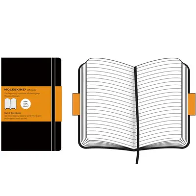 MOLESKINE經典筆記本/ 軟皮/ L型/ 橫線/ 黑