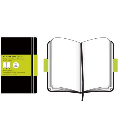 MOLESKINE 經典筆記本/ 軟皮/  L型/  空白/ 黑