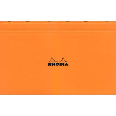法國RHODIA 上掀式騎馬釘方眼筆記本/ A3+/ Orange/ Squared