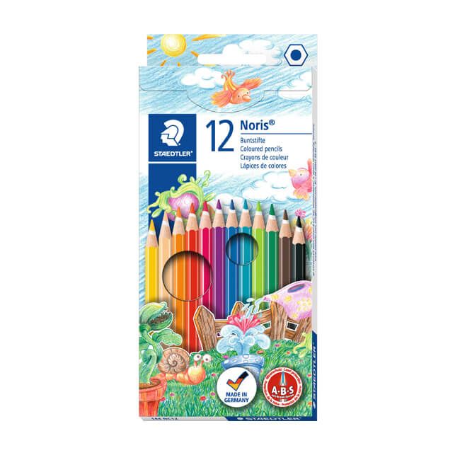 STAEDTLER 12色六角筆桿色鉛筆組