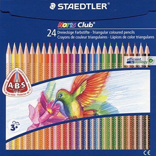 STAEDTLER 24色三角色鉛筆組