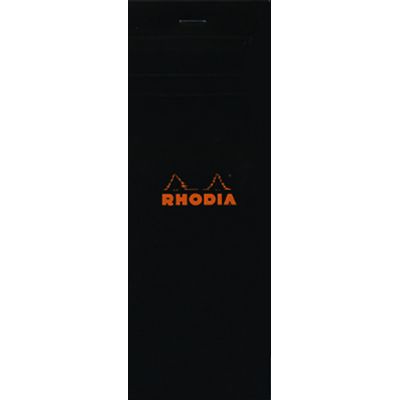 法國RHODIA 上掀式騎馬釘方眼筆記本/ shopping/ Black/ Squared