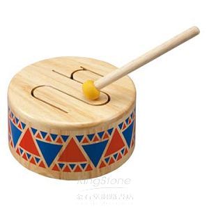 PLAN TOYS木作兒童樂器/ 木質硬鼓