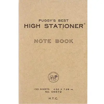 日本 HIGHTIDE Paperback 空白筆記本/ Y5572/ 藍字
