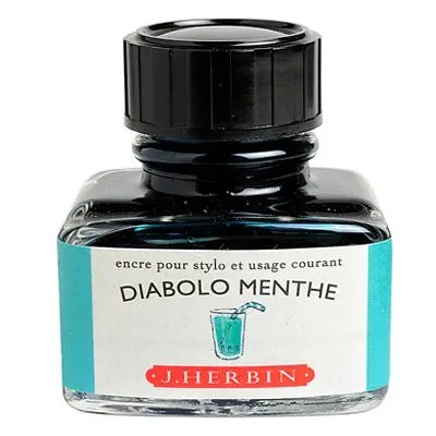 法國Jacques Herbin 30ml鋼筆沾水筆墨水/ 薄荷蘇打綠