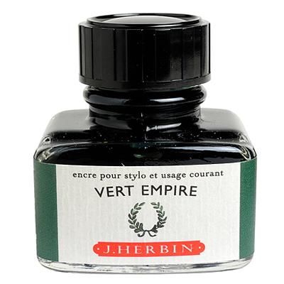 法國J. Herbin 30ml鋼筆沾水筆墨水/ 綠色帝國