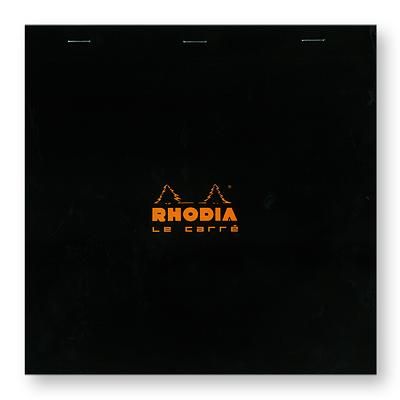 法國RHODIA Le Carré Notepad/ 21X21CM/ Black方眼筆記本
