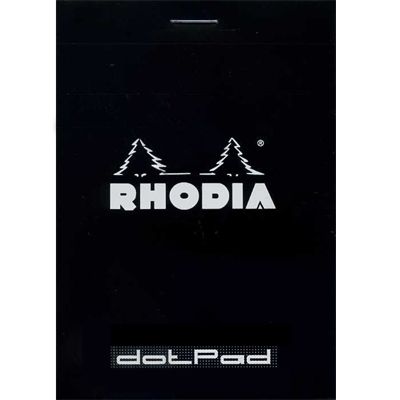 法國RHODIA DotPad/ N°12/ Black/ Grid 5mm方眼筆記本