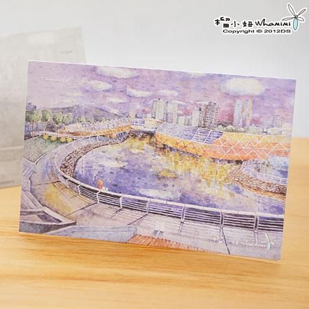 榴小妞明信片/高雄11/愛河之心