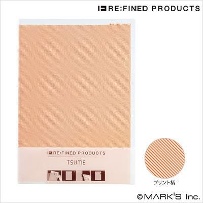 日本MARK'S Re:Fined Products Tsume資料夾/A4/橘
