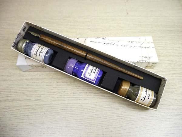 Rubinato 木桿沾水筆+3Ink