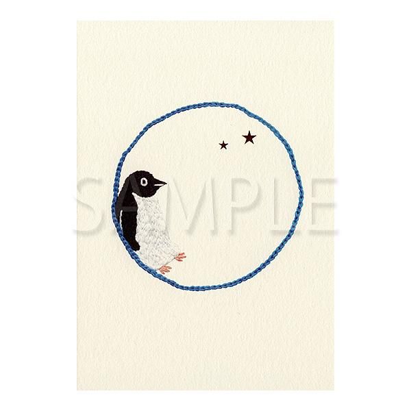 【誠品獨家】日本7 days cards 明信片/ 圓圈與企鵝