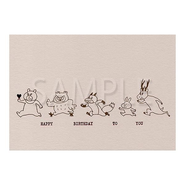 【誠品獨家】日本7 days cards 明信片/ 動物/ 生日快樂