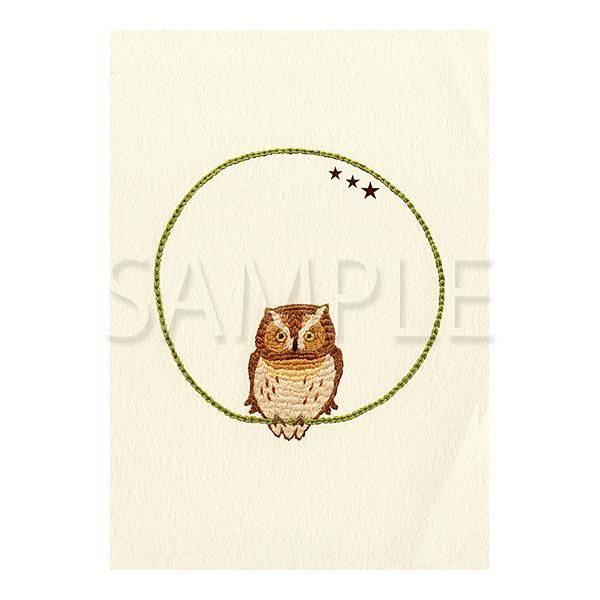 【誠品獨家】日本7 days cards 明信片/ 貓頭鷹