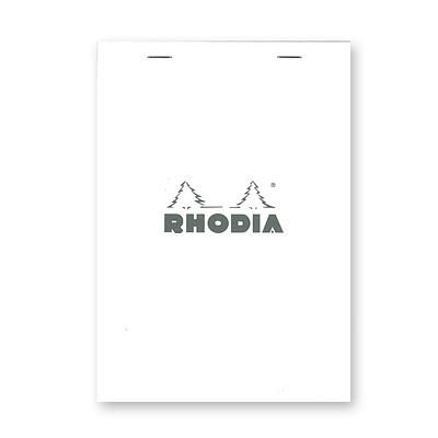 法國RHODIA 上掀式騎馬釘方眼筆記本/ A5/ White/ Squared