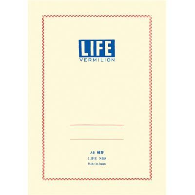 日本LiFE N Vermilion 筆記本/ A6/ 橫書