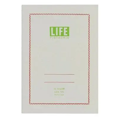 日本LiFE N Pistachio 筆記本/ A5/ 方格