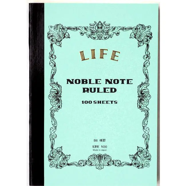 日本LiFE N Noble 筆記本/ B6/ 橫書