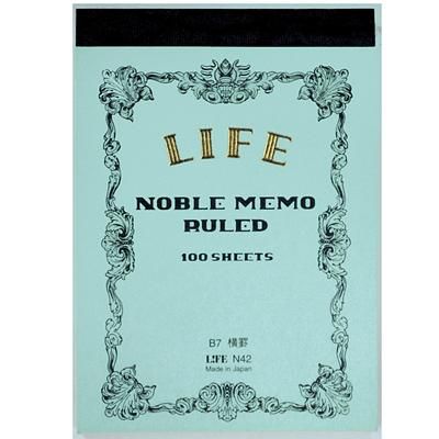 日本LiFE N Noble筆記本/ B7/ 橫書