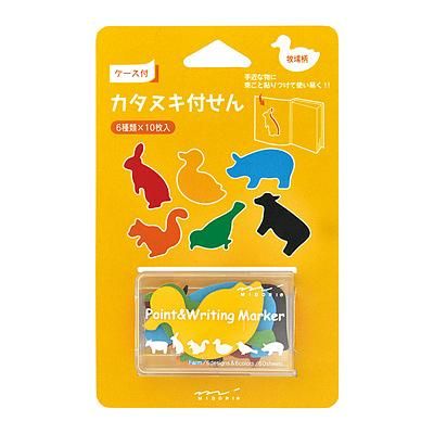 日本 MIDORI 貼紙 Diecut/ Farm