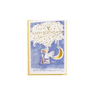 日本 Greeting Life 生日卡/ Coco/ 星星