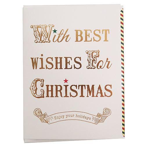 【誠品獨家】日本APJ 聖誕卡/ With Best Wishes For Christmas