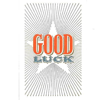 日本LiFE CA活版Mini卡片/ Good Luck