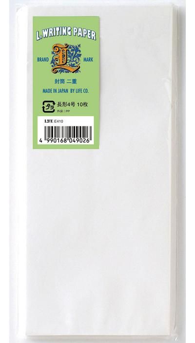日本LiFE L Brand Label直開式信封